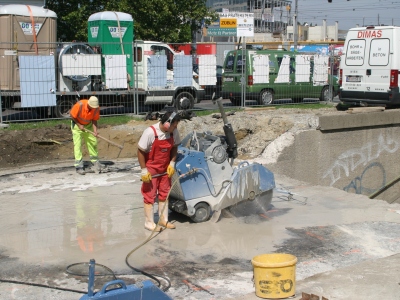 Dreh Fluc Wanne Bau